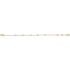 Fossil Women’s Sutton Heartbeat Gold-Tone Brass Station Bracelet