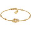 Fossil Women’s Ellis Mixed Shapes Gold-Tone Brass Station Bracelet