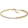 Fossil Women’s Sutton Love-All Gold-Tone Brass Heart Link Tennis Bracelet