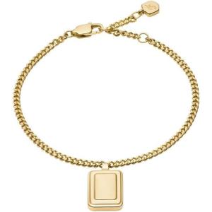 Fossil Women’s Raquel Gold-Tone Stainless Steel Chain Bracelet