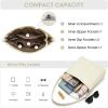 Kattee Leather Purses for Women, Hobo Crossbody Bag for Women, Slouchy Shoulder Handbags with 2 Shoulder Straps(Beige)