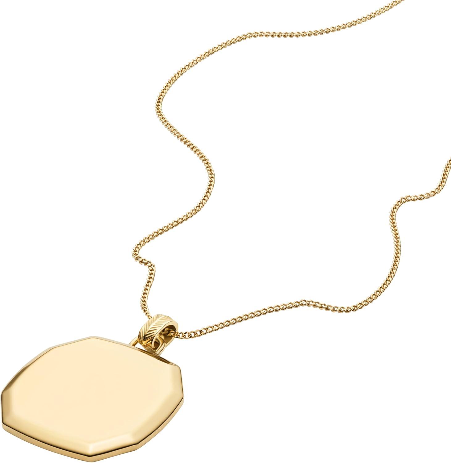 imageFossil Womens Harlow GoldTone Stainless Steel Pendant Necklace