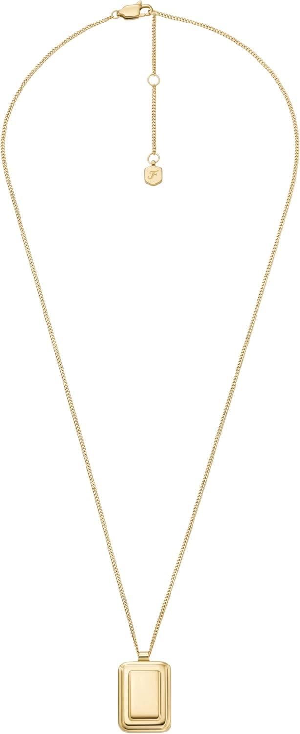 imageFossil Womens Raquel GoldTone Stainless Steel Pendant Necklace