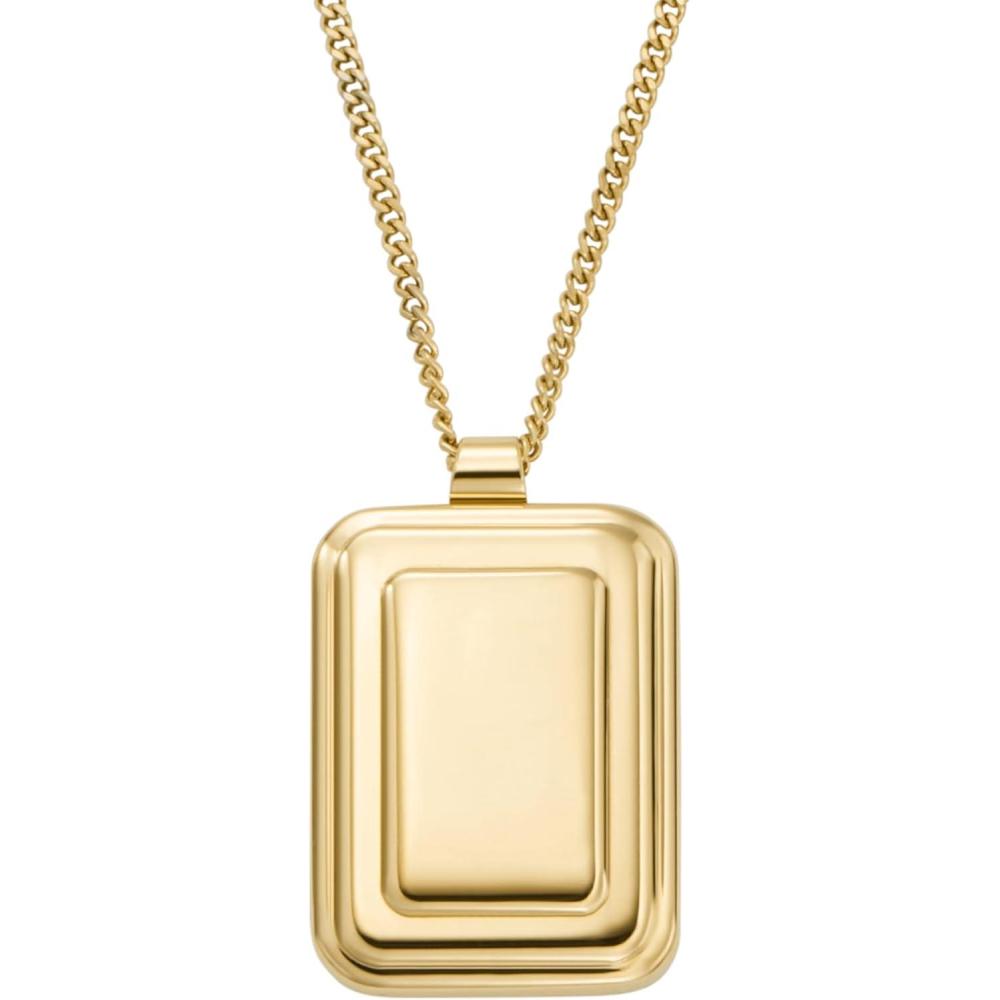 imageFossil Womens Raquel GoldTone Stainless Steel Pendant Necklace