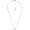 Fossil Women’s Ellis Mixed Shapes Gold-Tone Brass Pendant Necklace