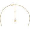 Fossil Women’s Harlow Gold-Tone Stainless Steel Pendant Necklace