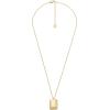 Fossil Women’s Raquel Gold-Tone Stainless Steel Pendant Necklace