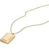 Fossil Women’s Raquel Gold-Tone Stainless Steel Pendant Necklace