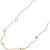 Fossil Women’s Sutton Heartbeat Gold-Tone Brass Station Necklace