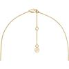 Fossil Women’s Sutton Heartbeat Gold-Tone Brass Station Necklace