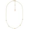Fossil Women’s Sutton Heartbeat Gold-Tone Brass Station Necklace
