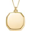 Fossil Women’s Harlow Gold-Tone Stainless Steel Pendant Necklace
