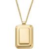 Fossil Women’s Raquel Gold-Tone Stainless Steel Pendant Necklace