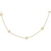 Fossil Women’s Sutton Heartbeat Gold-Tone Brass Station Necklace