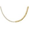 Fossil Women’s Sutton Love-All Gold-Tone Brass Heart Link Tennis Necklace