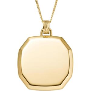 Fossil Women’s Harlow Gold-Tone Stainless Steel Pendant Necklace