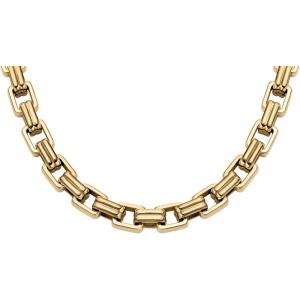 Fossil Women’s Raquel Bold Chains Gold-Tone Stainless Steel Chain Necklace
