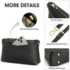 Kattee Genuine Leather Crossbody Bags for Women, Small Purse Travel | Genuine leather. Adjustable strap, versatile carry. Fits essentials. Ideal for daily, travel(Black)