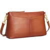 Kattee Genuine Leather Crossbody Bags for Women, Small Purse Travel | Genuine leather. Adjustable strap, versatile carry. Fits essentials. Ideal for daily, travel(Brown)