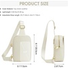 Kattee Sling Bag for Women Small Crossbody Bags with RFID Blocking(Beige)