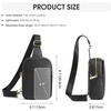 Kattee Sling Bag for Women Small Crossbody Bags with RFID Blocking(Black)
