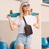 Kattee Sling Bag for Women Small Crossbody Bags with RFID Blocking(Coffee)