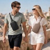 Kattee Sling Bag for Women Small Crossbody Bags with RFID Blocking(Khaki)