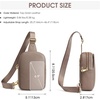 Kattee Sling Bag for Women Small Crossbody Bags with RFID Blocking(Khaki)