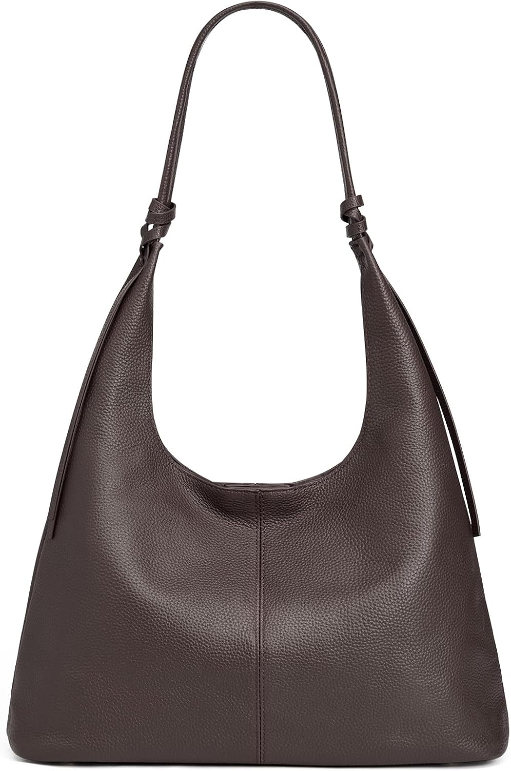 image:imageKattee Genuine Leather Shoulder Bag for Women Slouchy Hobo BagsCoffee