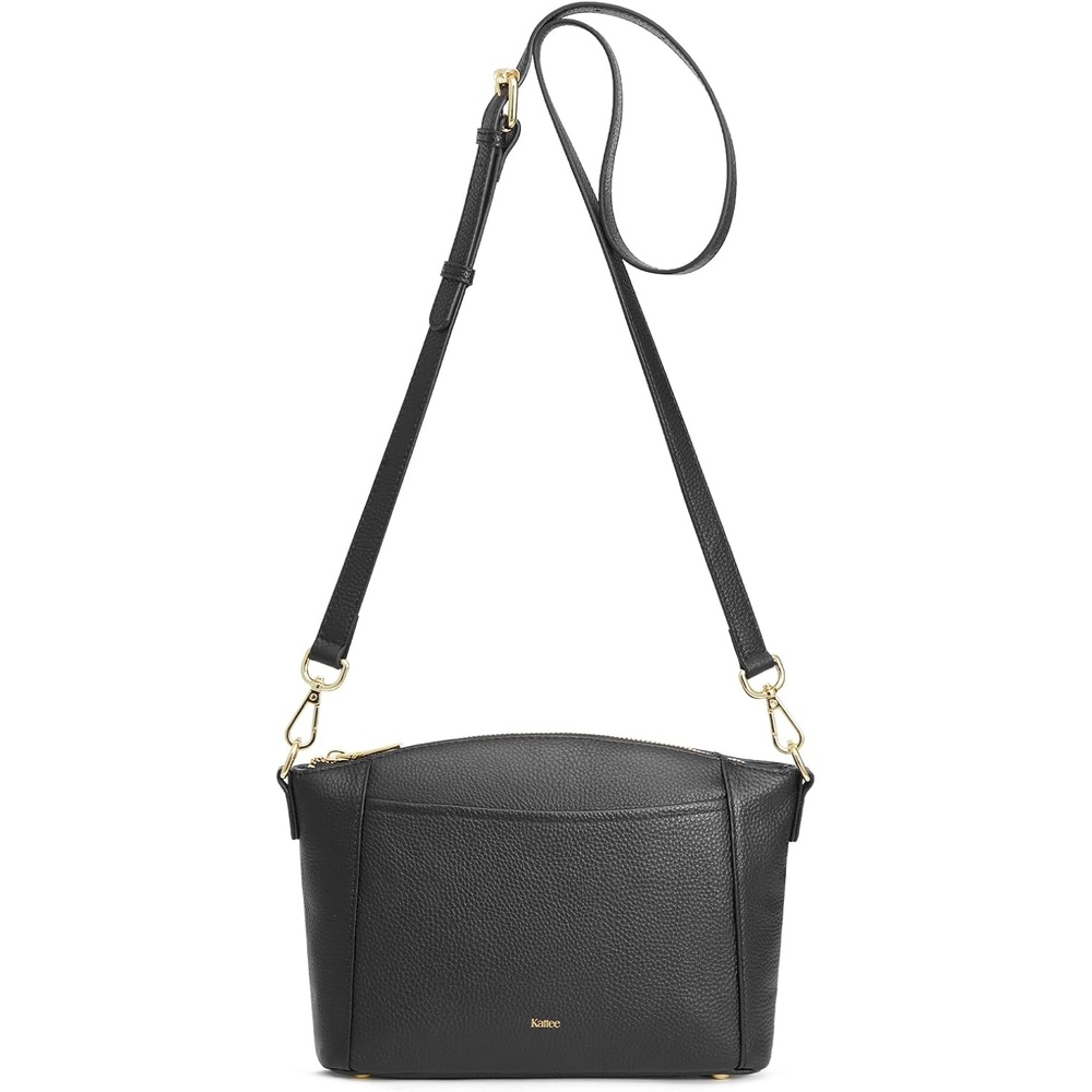 image:imageKattee Leather Crossbody Bags for Women Travel Small Purse RFID BagBlack